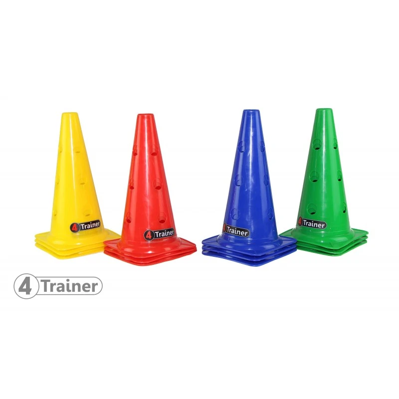 Balise 30 Cm Percées 12 Trous - Lot De 4 Ou De 8 - 4Trainer 3 Balise 30 Cm Percées 12 Trous - Lot De 4 Ou De 8 - 4Trainer