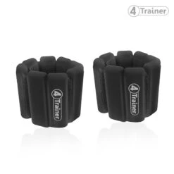 Bandes Lestées Silicone - Noir - 2 X 0,5kg - 4TRAINER -Aptitude Équipement bandes lestees silicone noir 2 x 05kg 4trainer 2