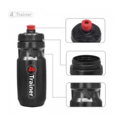 Bidon Sport BL4CK 650ml - 4Trainer -Aptitude Équipement bidon sport bl4ck 650ml 2