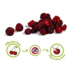 CERISE CRUNCHY FRUIT BIO - 100% Cerises Biologiques Lyophilisées -Aptitude Équipement cerise crunchy fruit bio 100 cerises biologiques lyophilisees 2