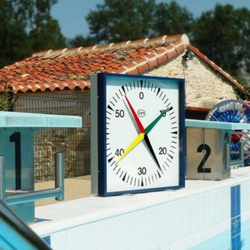 Chronomètre Piscine 4 Aiguilles - 62,5cm X 62,5cm - IHM 6 Chronomètre Piscine 4 Aiguilles - 62,5cm X 62,5cm - IHM – Image 4