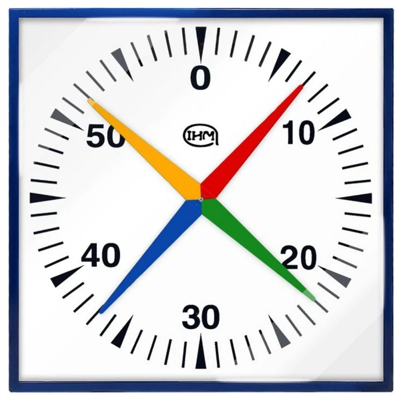 Chronomètre Piscine 4 Aiguilles - 62,5cm X 62,5cm - IHM 3 Chronomètre Piscine 4 Aiguilles - 62,5cm X 62,5cm - IHM