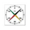 Chronomètre Piscine 4 Aiguilles Mural 100x100cm -Aptitude Équipement chronometre piscine 4 aiguilles mural 100x100cm