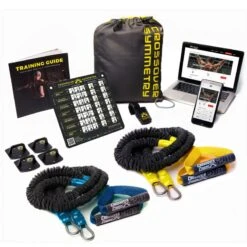 CROSSOVER SYMMETRY® Pack Épaule - 2 Paires De Sangles De Résistance + 4 Ancres Murales