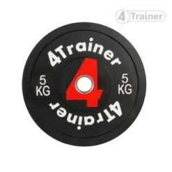 Aptitude Équipement 13 Disque Olympique - Bumper De Musculation Pour Barre D'Haltérophilie - 4Trainer