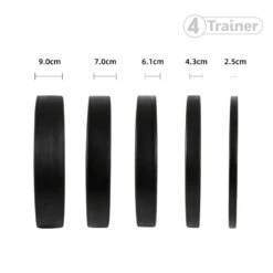 Disque Olympique - Bumper De Musculation Pour Barre D'Haltérophilie - 4Trainer -Aptitude Équipement disque olympique bumper 4trainer 4