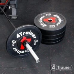 Disque Olympique - Bumper De Musculation Pour Barre D'Haltérophilie - 4Trainer -Aptitude Équipement disque olympique bumper 4trainer 7