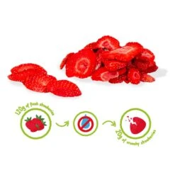 FRAISE CRUNCHY FRUIT BIO - 100% Fraises Biologiques Lyophilisées -Aptitude Équipement fraise crunchy fruit bio 100 fraises biologiques lyophilisees 2