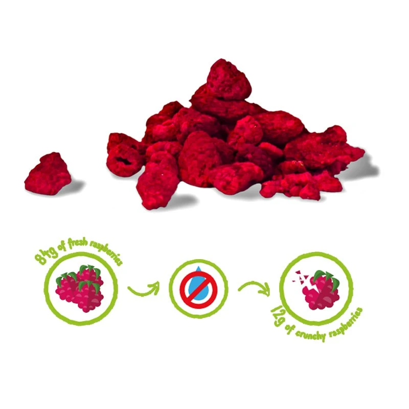 FRAMBOISE CRUNCHY FRUIT BIO - 100% Framboises Biologiques Lyophilisées 5 FRAMBOISE CRUNCHY FRUIT BIO - 100% Framboises Biologiques Lyophilisées – Image 3