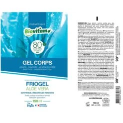 GEL CORPS BIO FRIOGEL 150ML - Aloe Vera -Aptitude Équipement gel corps bio friogel 150ml aloe vera 2