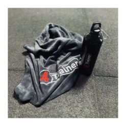 GOURDE ALU 0,75L - Bouchon à Vis Et Mousqueton - 4TRAINER -Aptitude Équipement gourde alu 075l bouchon a vis et mousqueton 4trainer 4