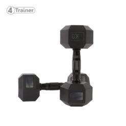 HALTÈRE HEXAGONAL - à L'unité - BL4CK - 4Trainer -Aptitude Équipement haltere hexagonal a l unite bl4ck 4trainer 5