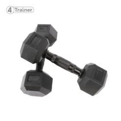 HALTÈRE HEXAGONAL - à L'unité - BL4CK - 4Trainer -Aptitude Équipement haltere hexagonal a l unite bl4ck 4trainer 6