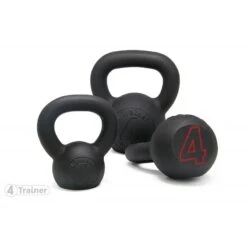 Kettlebell BL4CK IRON 4Trainer -Aptitude Équipement kettlebell bl4ck iron 4trainer 2