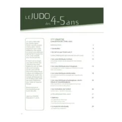 Le Judo Des 4 -5 Ans - 4TRAINER Editions -Aptitude Équipement le judo des 4 5 ans 4trainer editions 1