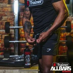 MAGNÉSIE LIQUIDE - Bouteille 500 Ml - 4TRAINER X ALLBARS -Aptitude Équipement magnesie liquide 500ml 4trainer x allbars 4