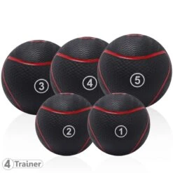 Medecine Ball BL4CK 4Trainer -Aptitude Équipement medecine ball bl4ck 4trainer 8