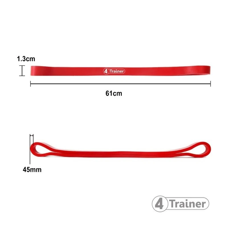 Mini Bandes élastiques Powerband Extra Light - Rouge 4 Mini Bandes élastiques Powerband Extra Light - Rouge – Image 2