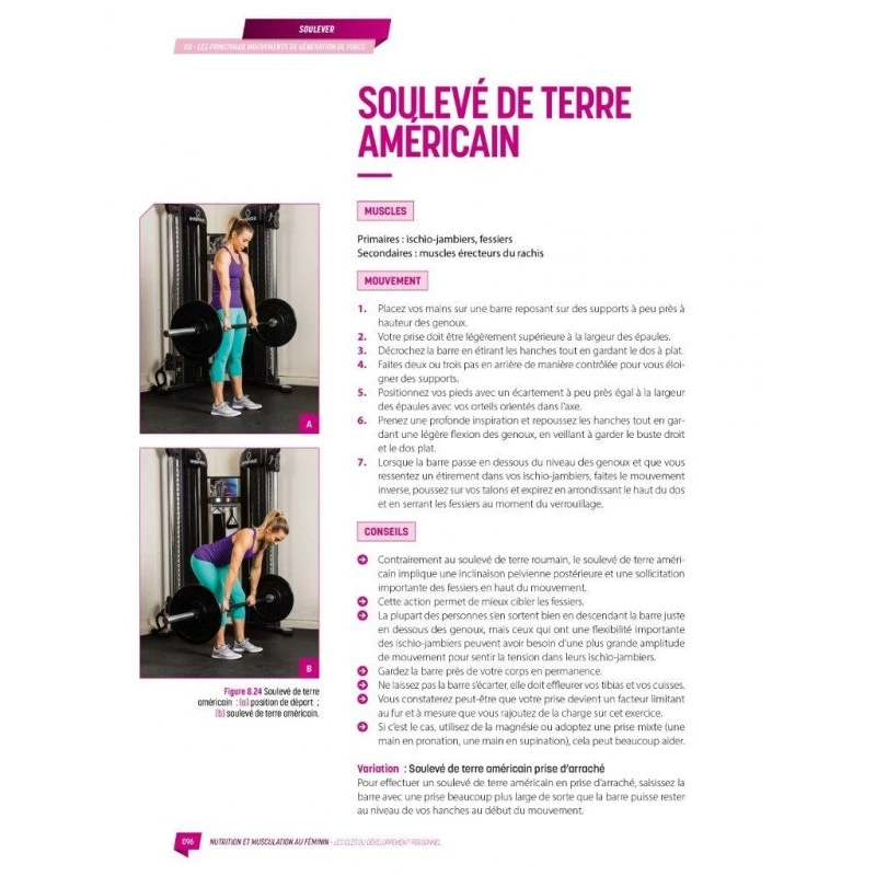 Musculation Et Nutrition Au Féminin - 4TRAINER Editions 6 Musculation Et Nutrition Au Féminin - 4TRAINER Editions – Image 4