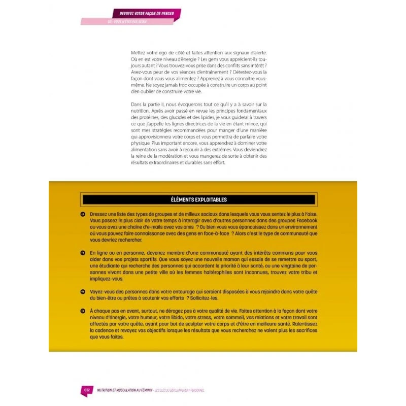 Musculation Et Nutrition Au Féminin - 4TRAINER Editions 9 Musculation Et Nutrition Au Féminin - 4TRAINER Editions – Image 7