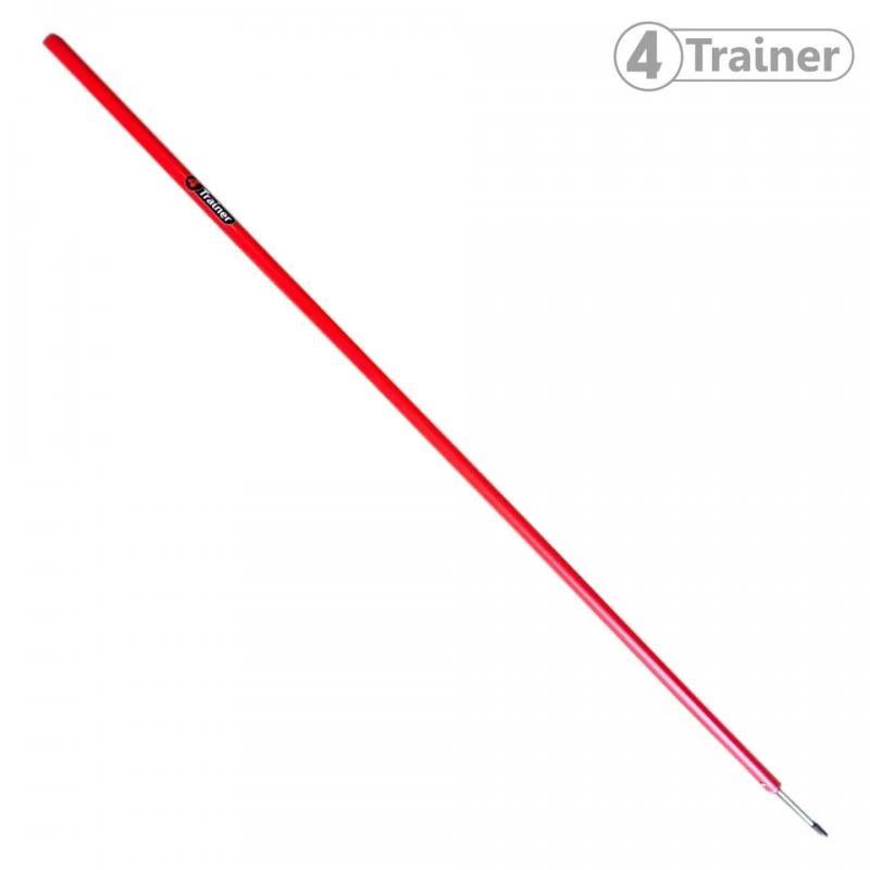 PIQUETS SLALOM - Pointe Acier Rouge - LOT DE 5 - 160cm - 4TRAINER 4 PIQUETS SLALOM - Pointe Acier Rouge - LOT DE 5 - 160cm - 4TRAINER – Image 2