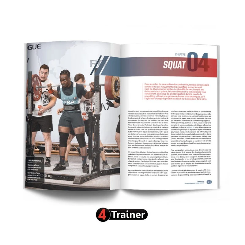 POWERLIFTING - Les Bases Techniques De La Force Athlétique - 4TRAINER EDITIONS 10 POWERLIFTING - Les Bases Techniques De La Force Athlétique - 4TRAINER EDITIONS – Image 8