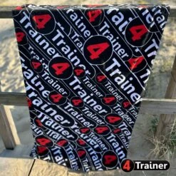Serviette PLAGE - Monogramme 4TRAINER - 150cm X 70cm - 100% Coton - 4TRAINER -Aptitude Équipement serviette plage monogramme 4trainer 150cm x 70cm 100 coton 4trainer 3