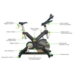 Vélo Spining Professionnel - LeMond REVMASTER PRO -Aptitude Équipement spining professionnel lemond revmaster pro 5