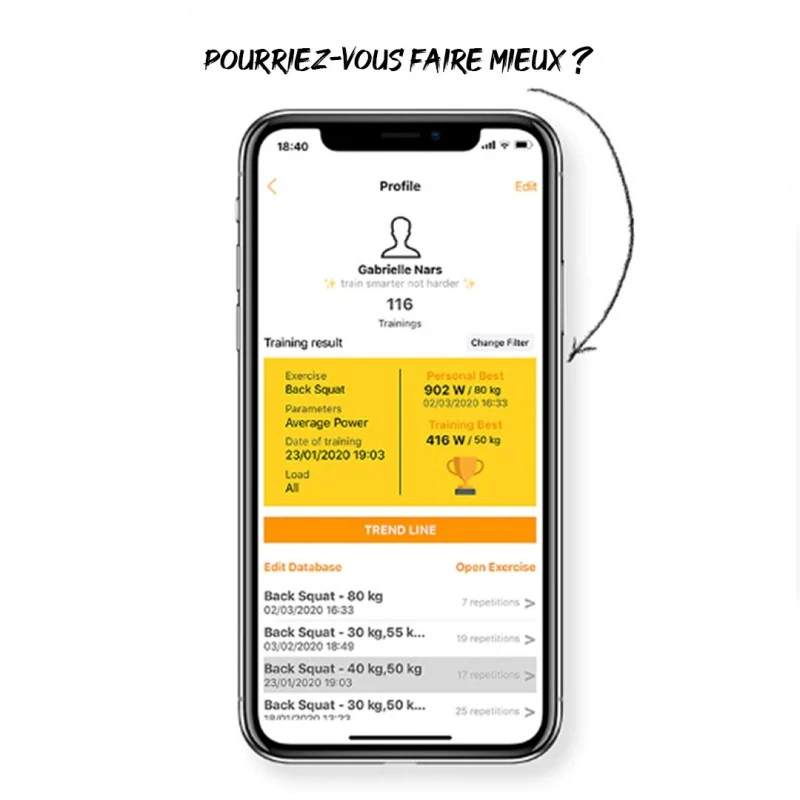 TENDO SPORT My Unit - Capteur Connecté Pour Haltérophilie 11 TENDO SPORT My Unit - Capteur Connecté Pour Haltérophilie – Image 9